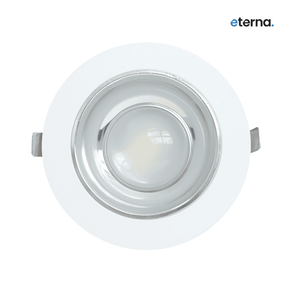 Eterna Recessed CT Selectable Commercial Downlight COMRCS25 - IP54 - Fascia