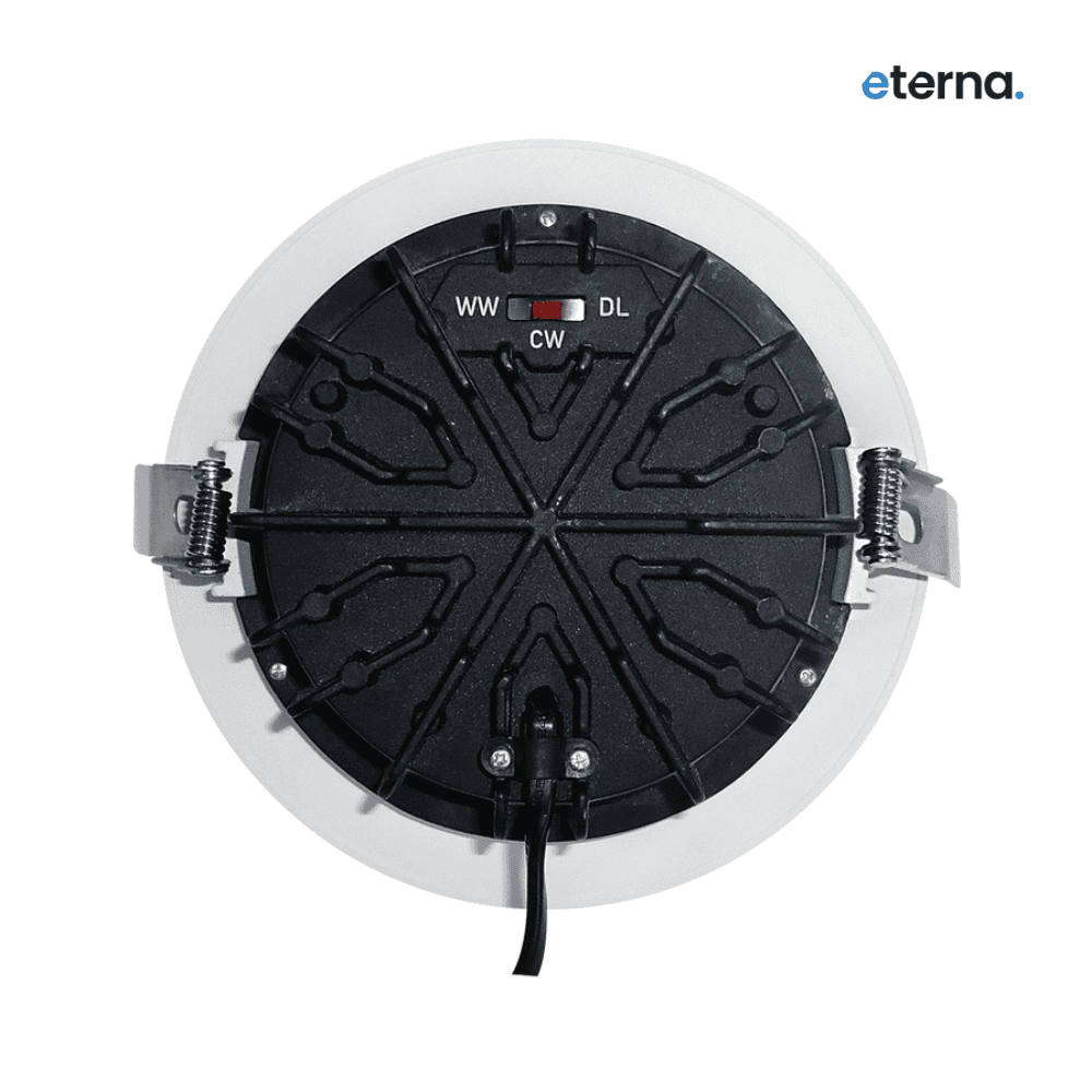 Eterna Recessed CT Selectable Commercial Downlight COMRCS25 - IP54 - Rear