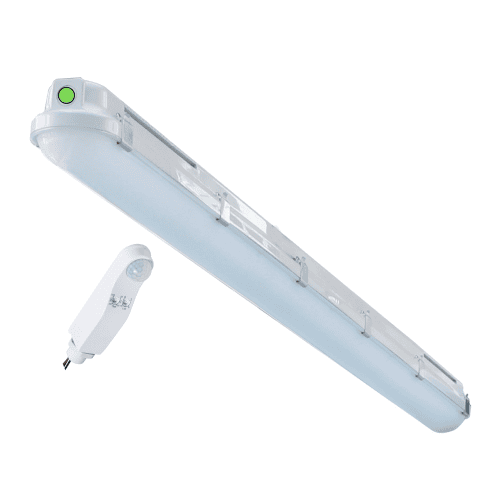 Emergency Hydrus LED IP65 Fitting cw PIR Motion Sensor by Performance Lighting Ltd
